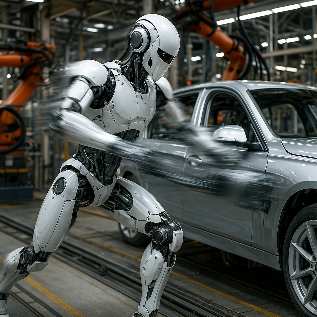 Humanoid Robots Hit Their ChatGPT Moment: Figure 02 Achieves 400% Speed Boost at BMW While NVIDIA Unleashes Thor Platform