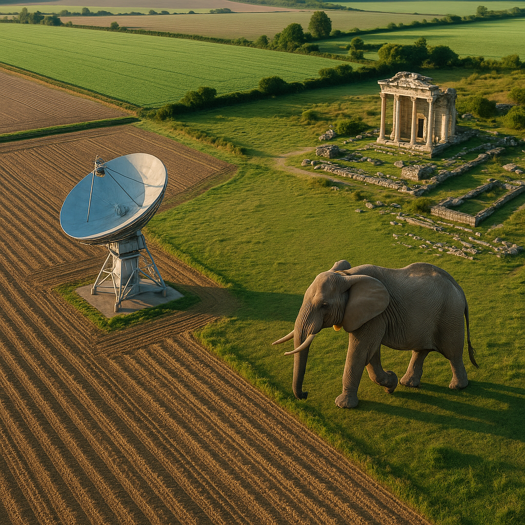 Satellites Find Lost Maya Cities and Track Elephants