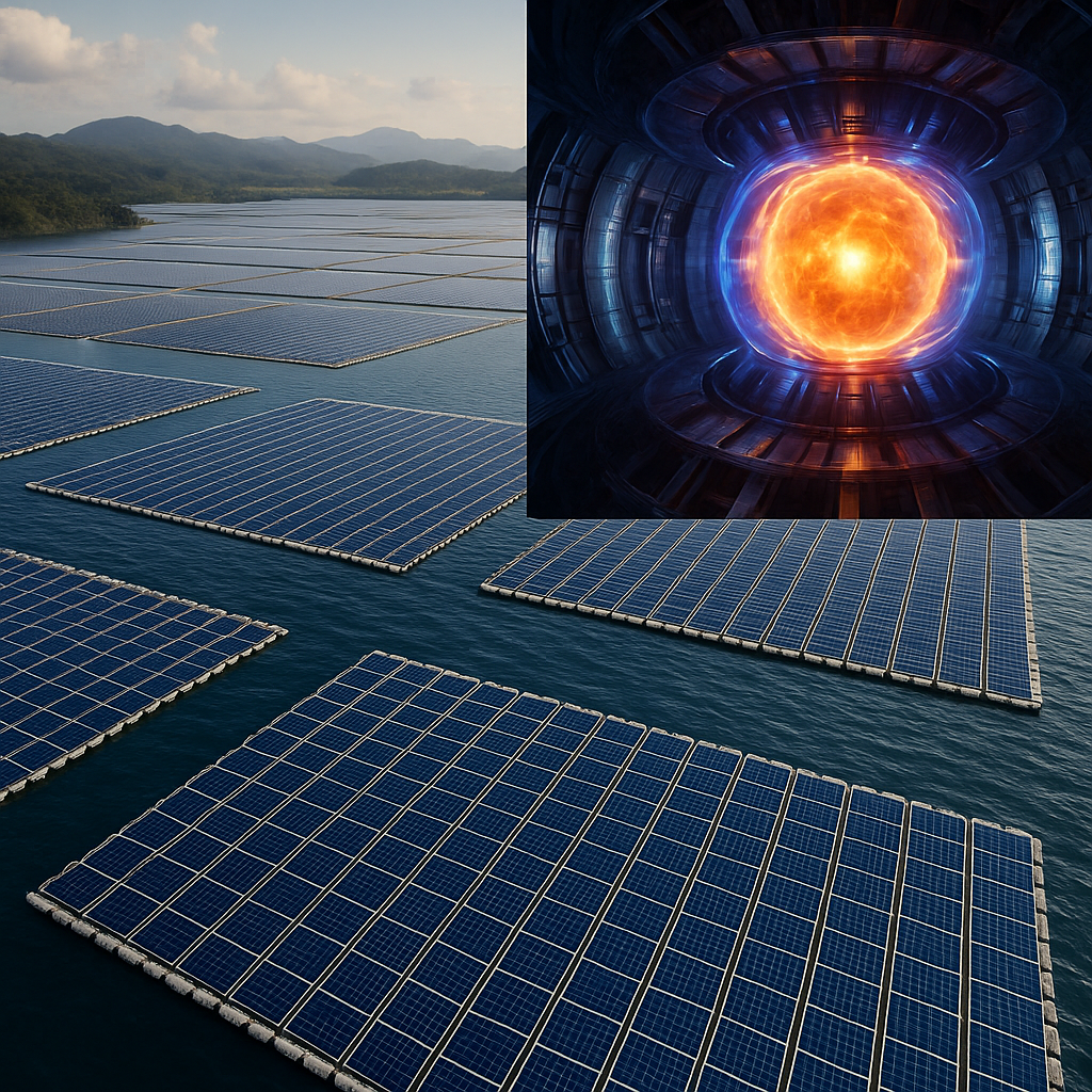 Floating Solar and Fusion Power: Clean Energy Revolution