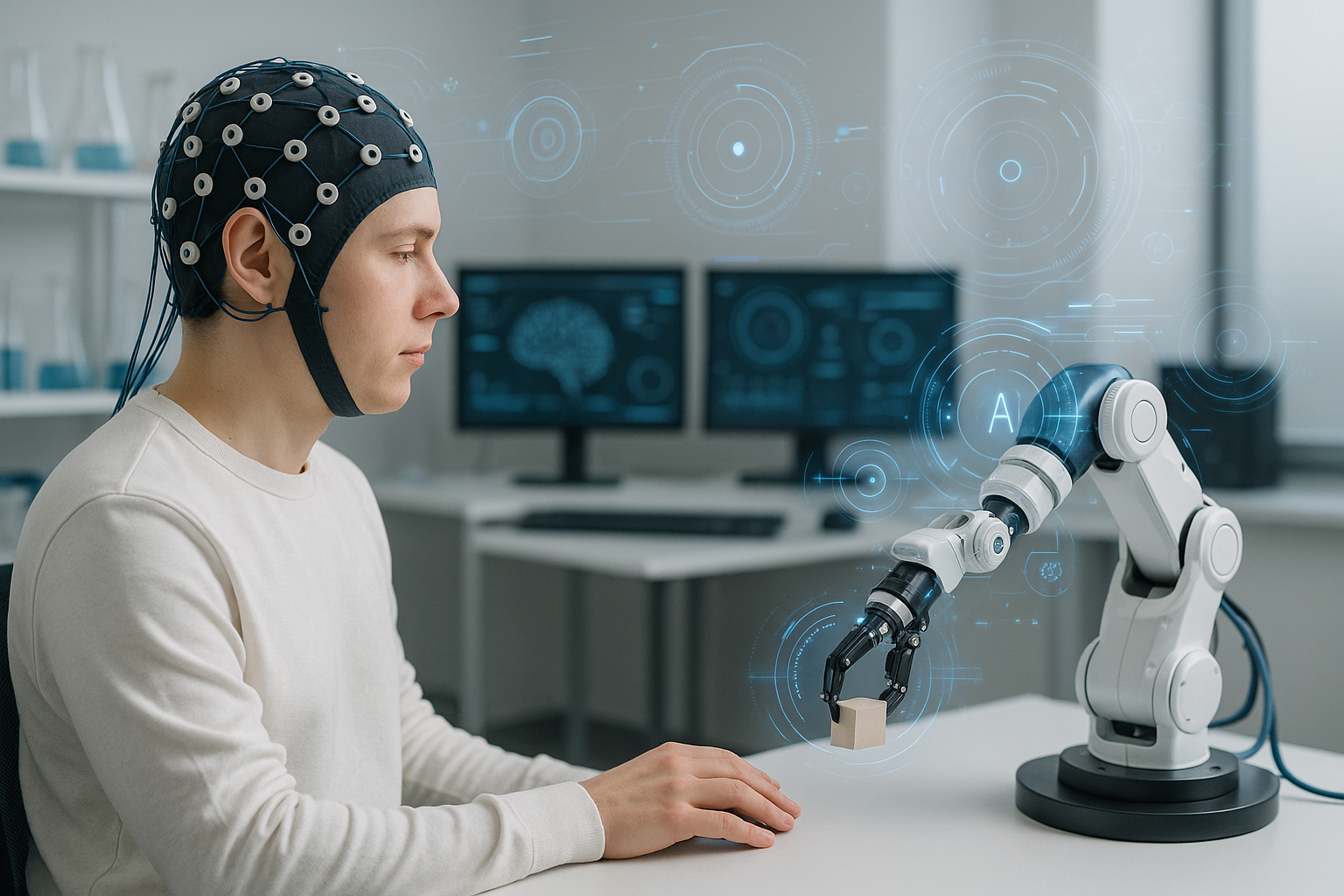 Brain Chip Breakthrough: Paralyzed Patients Control Robots 4x Faster with UCLA's AI Co-Pilot